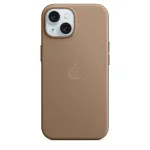 Apple FineWoven MagSafe-kattega &uuml;mbris iPhone 15 Taupe
