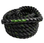 Tunturi Battle Rope 12m &ndash; 38mm k&otilde;rge tihedusega pol&uuml;estrist treeningk&ouml;is