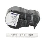 Brady M4C-250-7641 ise-lamineeruvad vin&uuml;&uuml;ljuhtmesildid BMP51/BMP53 jaoks, 38,1 mm x 19,05 mm, valge/l&auml;bipaistev, 6,4 m rull