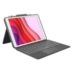 Logitech Combo Touch klaviatuur ja kaanekott puuteplaadiga Apple 10,2-tollisele iPadile (7., 8., 9. p&otilde;lvkond) - grafiit - UK paigutus