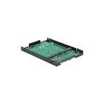 Delock 2,5 inch SATA 22-piniline kahe mSATA RAID konverterkorpus 62594