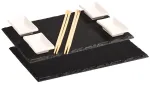 Kesper akaatsiapuust serveerimisaluste komplekt, 2 tk, 30 x 15 x 1,5 cm, looduslik &otilde;litatud