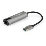 StarTech.com US2GA30 USB 3.0 Type-A &ndash; 2,5 Gigabit Ethernet adapter, NBASE-T, 2.5GBASE-T, RJ45, 10/100/1000/2500 Mbps, must/kosmosehall