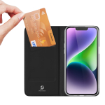 Dux Ducis Skin Pro rahakotiga &uuml;mbris Apple iPhone 15 Plus, must