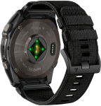 Tech-Protect Nylon Classic kellarihm Garmin Fenix 5X / 5X Plus / 6X / 6X Pro / 7X / 8 / 8 Pro / 9 / 9 Pro 47 mm jaoks, must