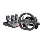 Rooli ja pedaalide komplekt PXN V10 Pro arvutile, PS4-le, Xbox One'ile, Xbox Series X|S-ile &mdash; j&otilde;utagasisidega &uuml;hilduv, USB-&uuml;hendus