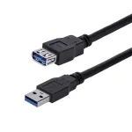 StarTech.com 1 m must SuperSpeed USB 3.0 pikenduskaabel A-A &ndash; M/F