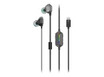 Lenovo Legion E510 k&otilde;rvaklapid, juhtmega, k&otilde;rvasisesed, m&auml;ngimiseks, USB USB-C, hallid