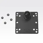 RAM Mounts RAM-246U VESA 100 plaat C-suuruses 1,5-tollise kuuliga, 4,75-tolline ruut
