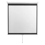 Projektsiooniekraan SBOX PSM-100-2 180&times;180 cm k&auml;sitsi seinale/lakke paigaldatav