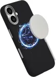 eSTUFF INFINITE GRS VENICE ES67160027 magnetiga nahk&uuml;mbris iPhone 17-le, must