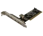 LogiLink PC0028 USB 2.0 PCI-kaart, 4 v&auml;list + 1 sisemist porti