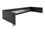 Delock 66884 19-tolline DIN-siini paneel, 2U, must