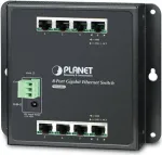 PLANET WGS-803 - kommutaator - haldamata + 8 x 10/100/1000 - DIN-liistule paigaldatav, seinale paigaldatav - DC (WGS-803)