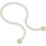 Kaablisidemed (keerdsidemed) InLine 22&times;18 mm valge, 100 tk