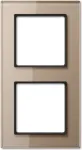 Klaasist l&uuml;litikate JUNG AC 582 GL CH Champagne &mdash; klaas, 84&times;155 mm