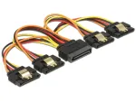 SATA-kaabel DeLOCK 60156 0.15 m SATA 15-pin 4 x SATA 15-pin mitmev&auml;rviline