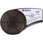 Printeri isekleepuv silt Brady 139742 &mdash; akr&uuml;&uuml;l/vin&uuml;&uuml;l, 1,27 cm &times; 6,4 m, must valgel
