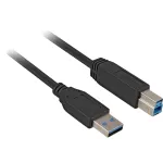 USB-kaabel Sharkoon 3m USB3.0-A/USB3.0-B