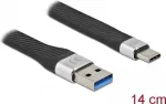 FPC lame lintkaabel DeLOCK USB 3.2 Gen 1 Type-A to USB-C 14 cm