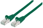 Intellinet v&otilde;rgukaabel, Cat6A, 1,5 m, roheline, vask, S/FTP, LSOH / LSZH, PVC, RJ45, kullatud kontaktid, haakumisvastane, tihendiga, eluaegne garantii