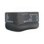 Hama WK-900 Ergo mitme seadme juhtmevaba jagatud klaviatuur, LED, QWERTZ, must