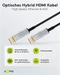 Goobay 65569 HDMI-kaabel 40 m HDMI t&uuml;&uuml;p A (standardne) must - h&otilde;bedane (65569)