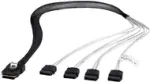 Fantec SRC- MINI SRC-mini SAS - 4x SATA kaabel, 6 Gbit/s, 0,7 m (2166)