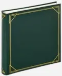 Fotoalbum Walther MX-200-A, kunstnahk, roheline, 300&times;300 mm, kuni 100 lehte