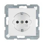 Pistikupesa t&uuml;&uuml;p F berker 47231909, 16 A, 250 V, valge, plastkorpus
