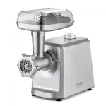 Caso | Hakklihamasin | FW 2500 | Roostevaba teras | 2500 W | Kiiruste arv 2 | L&auml;bilaskev&otilde;ime (kg/min) 2,5 | 3 roostevabast terasest l&otilde;ikeplaati (3 mm, 5 mm ja 8 mm), vorstit&auml;iteaine, k&uuml;psis