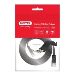 Unitek C1812GBK Cat6 UTP lame Ethernet-kaabel, 5 m, must