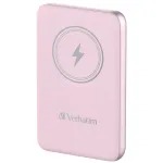 Verbatim Charge 'n' Go magnetiline juhtmevaba akupank 10000mAh roosa