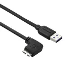 StarTech.com &otilde;huke Micro-USB 3.0 kaabel - M/M - vasakpoolse nurga all Micro USB - 2m