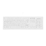 Contour Design Active Key Contour ClassicClean meditsiiniklaviatuur, eemaldatav kate, t&auml;issuuruses, juhtmega, valge, CH C8100