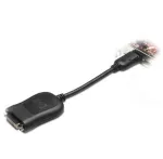 HP - DVI-adapter - DisplayPort (M) DVI-D (W) - must - Quadro FX 3800 (481409-001, FH973AA) jaoks