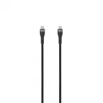 SEEK TOTI USB-C - USB-C 2m punutud kaabel 3A must