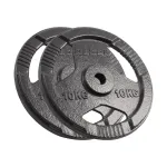 REBEL ACTIVE Malmist Raskuste Komplekt 2x10kg, Ava 31mm, K&auml;epidemetega Ketas, Must