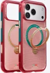 TORRAS World Cup Ostand Q3 Air MagSafe &uuml;mbris Apple iPhone 15 Pro jaoks (Portugali punane)