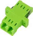 SYNERGY21 LC-LC Dupleks Multimood OM5 Fiiberadapter Sidur Emas-Emas Keraamiline H&uuml;lss Roheline