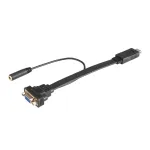 Akasa AK-CBHD18-20BK HDMI to VGA adapterkaabel 0,2 m must