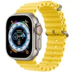 Apple Watch Ultra GPS + Cellular, 49mm Titanium Case with Yellow Ocean Band