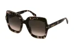BLUMARINE Naiste p&auml;ikeseprillid SBM836S5301GQ - &Uuml;lisuure ruudukujulise liblikraamiga, hall gradientl&auml;&auml;ts, UV400 kaitse