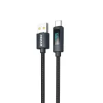 Dudao L7T USB-A to USB-C kaabel 66W 1m Must