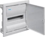 Hager Volta VU12AT sissepandav jaotuskarp metalluksega, 1 rida, 12 moodulit, IP30, QuickConnect