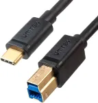 UNITEK USB-C to USB-B 3.0 Printeri kaabel 2m Must