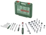 Bosch 60-osaline 1/4 inch ja 1/2 inch p&ouml;&ouml;rdemomendi ja pesakomplekt karbiga, max p&ouml;&ouml;rdemoment 768 Nm