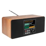 Albrecht DR 864 Stereo DAB+ FM-raadio Bluetoothiga, puitkabinetiga, 2x7W RMS, 2,4 inch TFT-v&auml;rviekraaniga, kahekordse alarmiga, AUX-sisendiga, k&otilde;rvaklapipesaga, USB-laadimisega, kaugjuhtimispuldiga