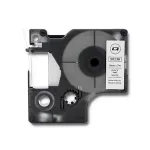 QOLTEC m&auml;rgistuslint DYMO D1 43613 jaoks, 6mm x 7m, valge musta tr&uuml;kiga