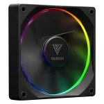 GAMDIAS AEOLUS M3-1201 ARGB korpuse ventilaator - 120mm, PWM, h&uuml;drauliline laager, must